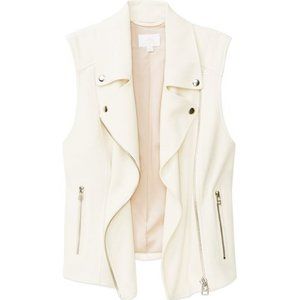 Wilfred Beaumont Moto Vest Ivory sz 4